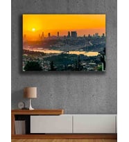 Koç stüdyo Modern tasarım kanvas tablo 50x70 (Çok Renkli)