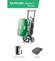 Travel-x Taşınabilir Mangal Tam Set Yeşil