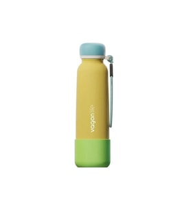 VAGONLİFE ÇELİK PİPETLİ KULLANIM İP EL ASKILI MATARA/TERMOS  VGN1106 750ML  - SARI