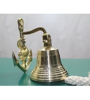 Pirinç Duvara Asmalı Çapalı Çan