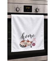 Valerine Life El Kurulama Havlusu 30x50cm Mutfak, Fırın için Pamuklu Emici Yumak Rüyası