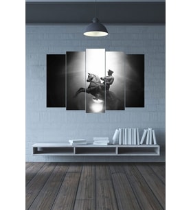Atatürk 5 Parça Ahşap Tablo Seti Mdf 60x90 (Çok Renkli)
