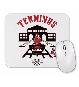 WALKING DEAD -TERMINUS BBQ GRILL Mouse Pad
