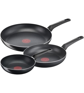 Tefal Simplecook 1X Difüzyon Tabanlı 3'Lü Tava Seti - 20/24/28 Cm (Çok Renkli)