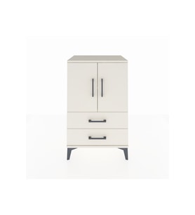 Hyperion Komodin 2 Raflı 2 Çekmeceli 2 Kapaklı 60x44x96 Aytaşı-Aytaşı