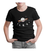 Swing Astronot Siyah Çocuk Tshirt