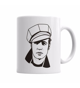 Marlon Brando Kupa Bardak Porselen