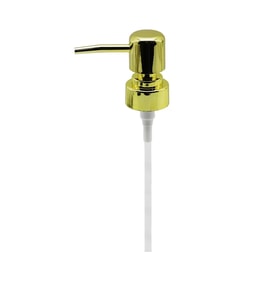 DÜZ BAŞLI GOLD SIVI SABUN POMPASI PLASTİK (5343)