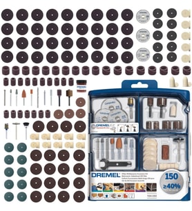Dremel 724 Ez Speedclic Çok Amaçlı Aksesuar Seti, 150'Li (Standart)