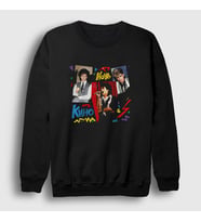Presmono Unisex Siyah Album Kino Noch Sweatshirt 441131tt