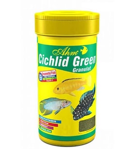 Ahm Cichlid Green Granulat Balık Yemi 250 Ml
