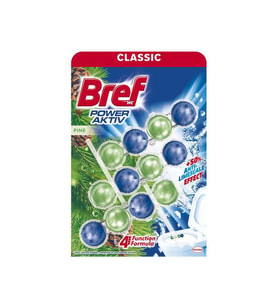 Bref Klozet Blok Power Aktiv 50 gr 3'lü