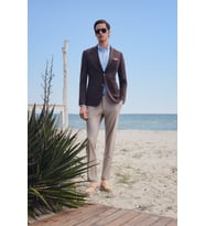 Yan Cep Comfort Fit Esnek Chino Pantolon 1003260171