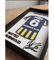 Matteo Guendouzi 6 Numaralı Özel Tasarım 3D Kabartmalı Futbol Dekoratif Tablo