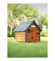 Isı Yalıtımlı Ahşap Kedi-köpek Kulübesi (SMALL)