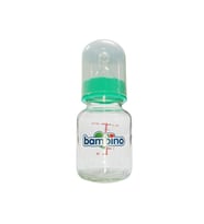 Bambino T-013 Desenli Cam Biberon 100 Ml - Yeşil (Renksiz)