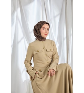 %100 Twill İpek Eşarp S539