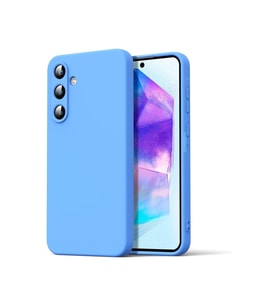 Samsung Galaxy A16 5g Kılıf Nano İçi Kadife Silikon - Mavi