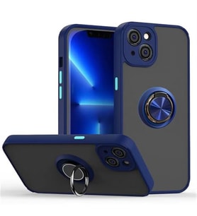 Coverzone iPhone 14 Pro ile uyumlu K?l?f Thunder Hux Y�z�kl� Kapak ??k ve Dekoratif Model Stand Olabilen 360� D�nebilen Y�z�k Aparat? ve Kamera Korumal? Thunder Hux Kapak