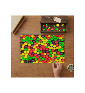 Rengaren Boncuklar Tasarımı 240 parça Ahşap Puzzle Ahşap Kutuda MP03422