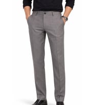 Caserta Regular Fit Erkek Armürlü Keten Pantolon - 7635