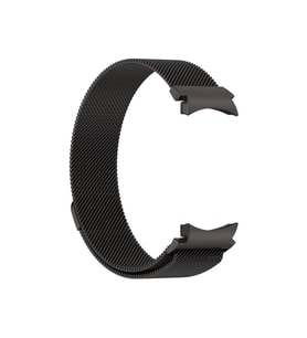Samsung Galaxy Watch 6 44mm Uyumlu Kordon Hasır Metal Mıknatıslı Örgü Zore KRD-01 Kayış