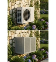 Klima Motoru/Dış Ünite Gizleme/Koruma Kafesi XS 7000 BTU - 9000 BTU 86X44X65(H) Square