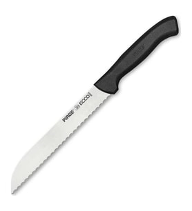 38024 Ecco Pro Ekmek Bıçağı 17,5 Cm - Siyah