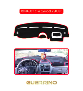 RENAULT Clio Symbol 2 ALIZETORPİDO KORUMA HALISI KIRMIZI KENAR
