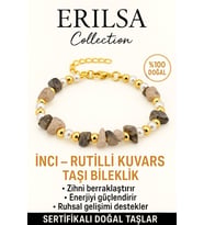 Sertifikalı İnci ve Rutil Kuvars Taşı Bileklik – Zihinsel Berraklık (Çok Renkli)