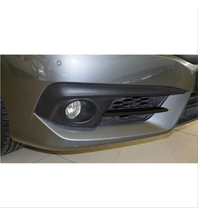 Honda Civic Uyumlu Fc5 2016-2020 Ön Sis Orta Çıta Piano Black