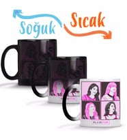 Blackpink Squared Sihirli Kupa Bardak Porselen