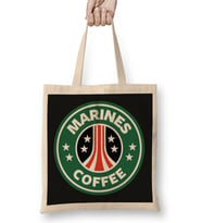 Aliens Marines Coffee Bez Çanta Uzun Saplı