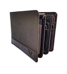 RİCH SMİTH ® SAFFİANO GERÇEK DERİ ERKEK CÜZDAN 2513 KAHVE (HASIR)