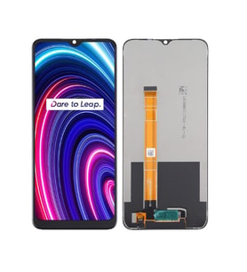 Oppo Realme C25Y ile Uyumlu Lcd Ekran Dokunmatik Rmx3265 (Siyah)