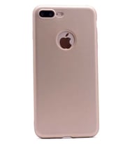 Apple iPhone 7 Plus Uyumlu Kılıf Zore Premier Silikon Kapak (Gold)