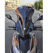MOTOCAM Yamaha MiO Aerox 125 Ön Cam 54cm Siyah Renkli 4mm