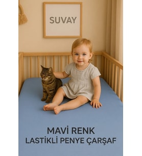 Bebek Lastikli Çarşaf %100 Pamuklu Penye Park Yatak 60x120 70x110 70x120 70x130 70x140