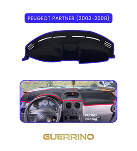 PEUGEOT Partner (2002-2008)TORPİDO KORUMA HALISI MAVİ KENAR