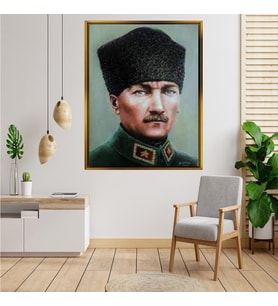 ÇERÇEVELİ ATATÜRK TABLO S26