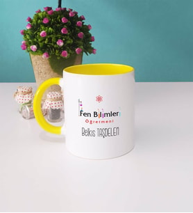 Fen Bilimleri Öğretmeni Kupa Bardak Sarı