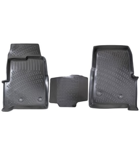 Ford Transit Kapalı Kasa 3D havuzlu paspas 2019 sonrası Rizline (Siyah)