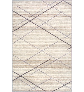 Eliana Home Baskılı, Yıkanabilir Kaymaz Taban Salon Halısı LNA1168 100x150 cm (Bej)