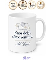Operasyon Müdürüne Hediye İsimli Baskılı Kupa Bardak Özel Tasarım