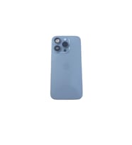 Uyumlu İphone 15 Pro Dolu Kasa Çıkma Ürün Bataryasız Hatasız + Sim Çekmecesi - Titanyum