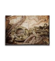 Nostaljilk Harita Canvas Tablo HAY108
