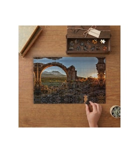 Nora Antik Kenti Tasarımı 240 parça Ahşap Puzzle Ahşap Kutuda MP06341
