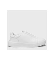 Lufian 112230256 Dante Erkek Deri Lastikli Sneakers Ayakkabı (Beyaz)