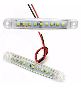 9 LEDLİ PARMAK LED BEYAZ 1 ADET