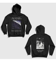 Presmono Unisex Siyah Bergtatt Metal Ulver Sırt Baskılı Kapüşonlu Sweatshirt 552990tt